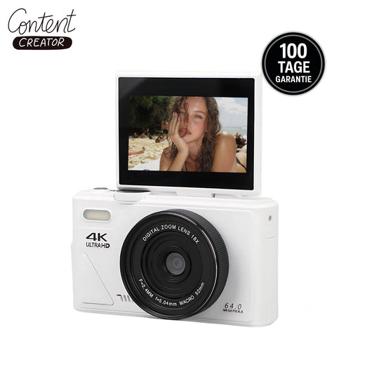 Kamerino 4K Flip-Screen Digitalkamera