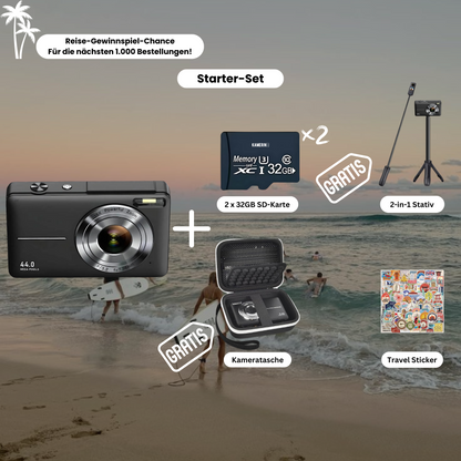 Kamerino Digitalkamera Vintage (fast bundle)
