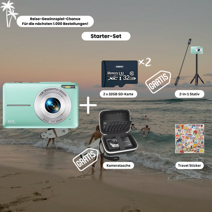 Kamerino Digitalkamera Vintage (fast bundle)