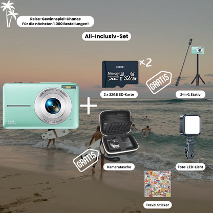 Kamerino Digitalkamera Vintage (fast bundle)