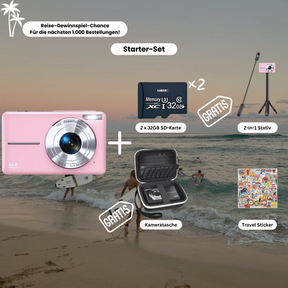 Kamerino Digitalkamera Vintage (fast bundle)